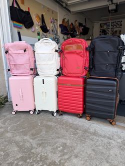 Carry on and backpack