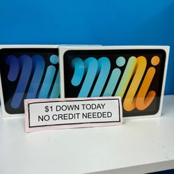 Apple iPad Mini 6 New Tablet -PAYMENTS AVAILABLE-$1 Down Today 