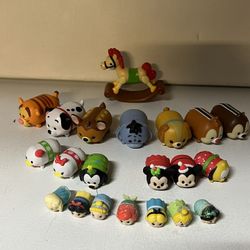 Jakks Pacific Disney Tsum Tsum Vinyl Figures Lot 3 Sizes Assorted Figures