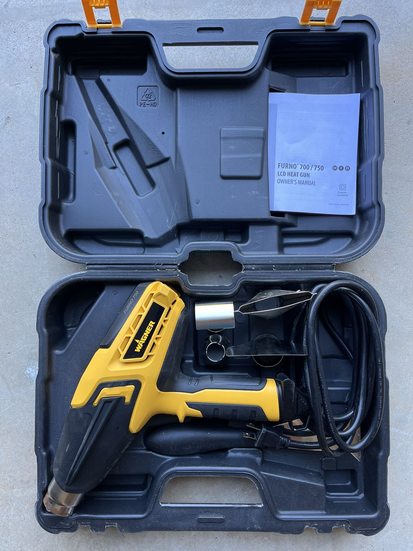 Wagner Furno 750 Variable Temperature Corded Heat Gun with LCD Display