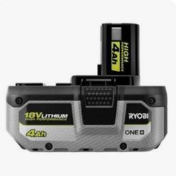 Ryobi 18v 4Ah Lithium Battery 