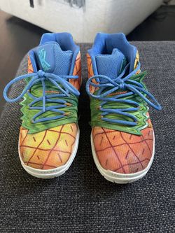 Nike Kyrie 5 Sponge Bob Pineapple House Shoes Sz 1y
