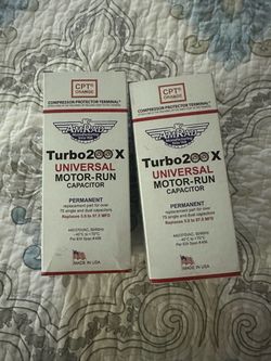 TURBO200X - AMRAD-Universal Motor Run Capacitor - Brand new !!!!