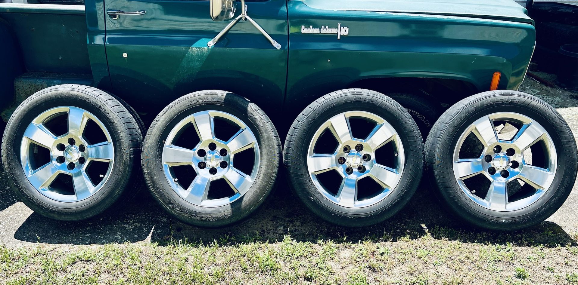 20” GM 6 Lug Wheels And Tires 