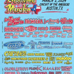1 Besame Mucho Festival VIP Ticket In Austin, Texas