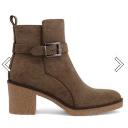 MIA ankle boots with buckle belt detail