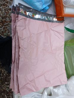New16x22 inch Pink Large Poly Mailers Shipping Envelope Self Sealing Bags, Waterproof Mailers Bags for Small Business, Shipping Envelopes, Tear-resist