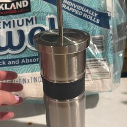 Water Bottle With Straw 