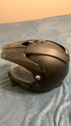 Matte Black Full-Face Motorcycle Helmet