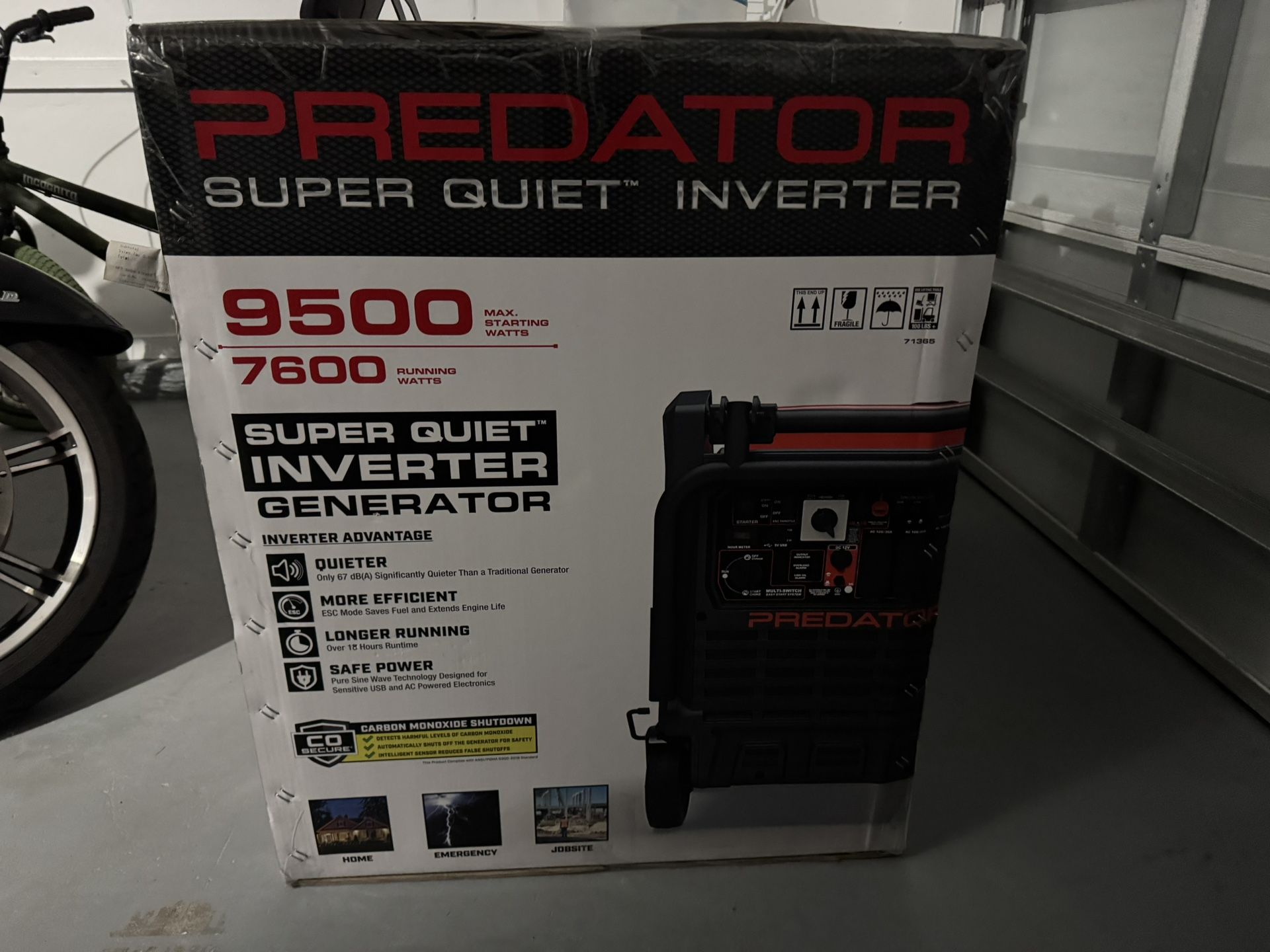 Predator Super Quiet Inverter 9500