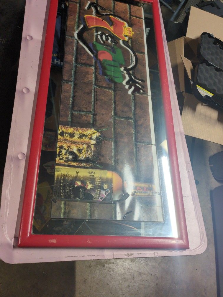 Seagram's And 7UP 7&7 Mirror Sign