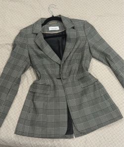 Calvin Klein Plaid Blazer