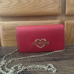 Love Moschino Red Crossbody/Clutch – $50 OBO