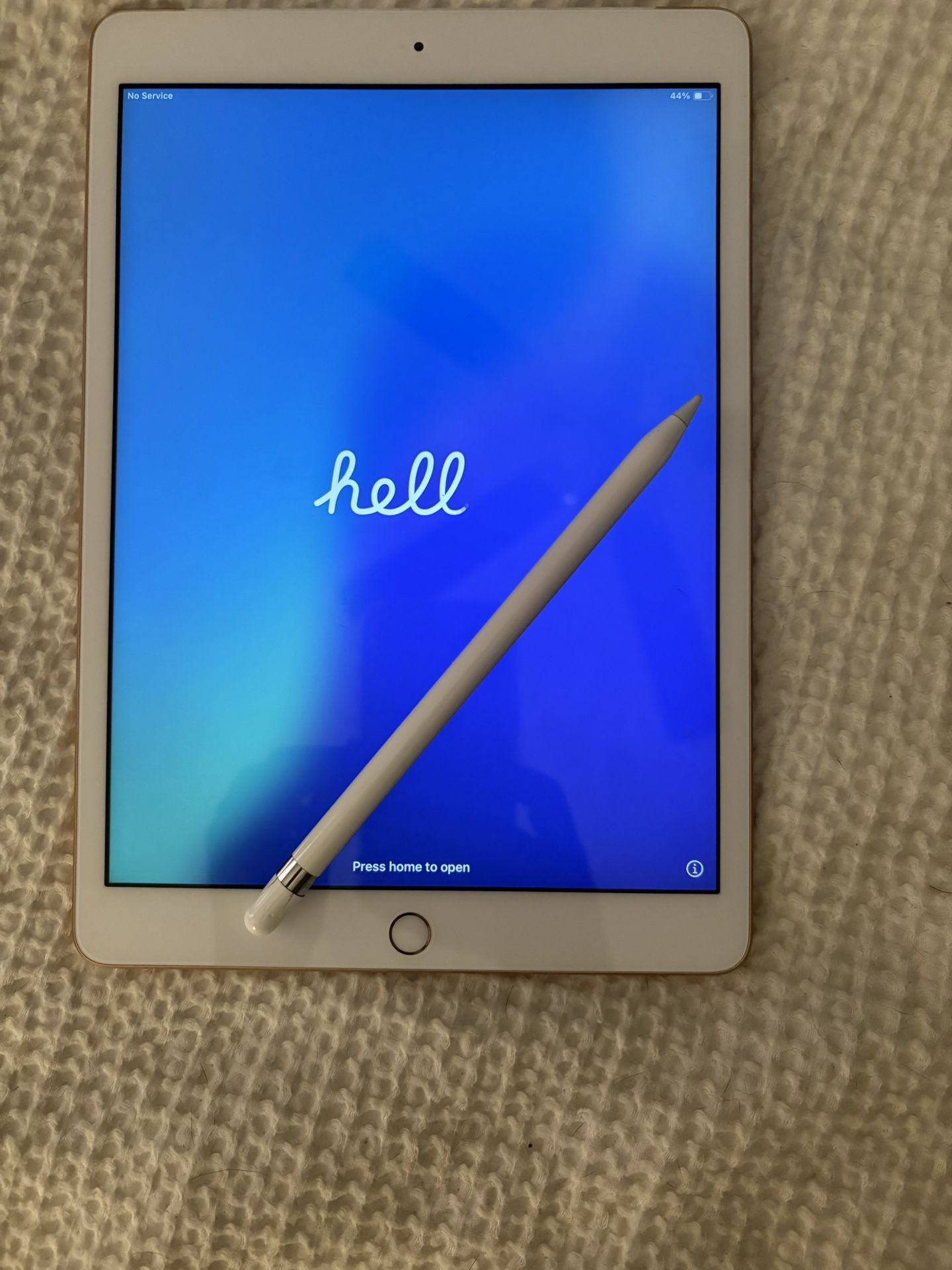 Rose Gold iPad With Apple Pencil Bundle