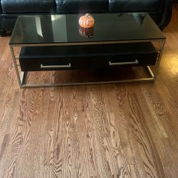 Modern Coffee Table With Two Drawers