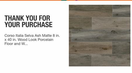 Selva ash tile 3 box $60