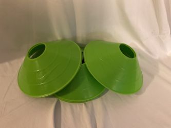 Green sport cones