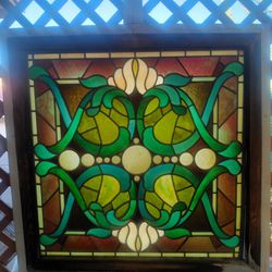 Antique 1800's Stained Glass