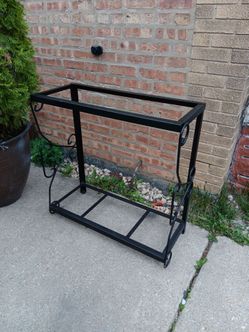 31" H X 31" L X 13" W Metal aquarium Fish Tank Holder Stand