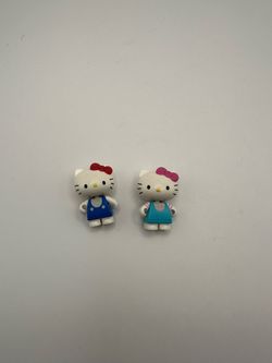 Hello Kitty Mini Figurine Lot of 2 - Animation Theme, 2 in Tall Figures