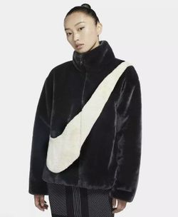 Nike Faux Fur Jacket Women M