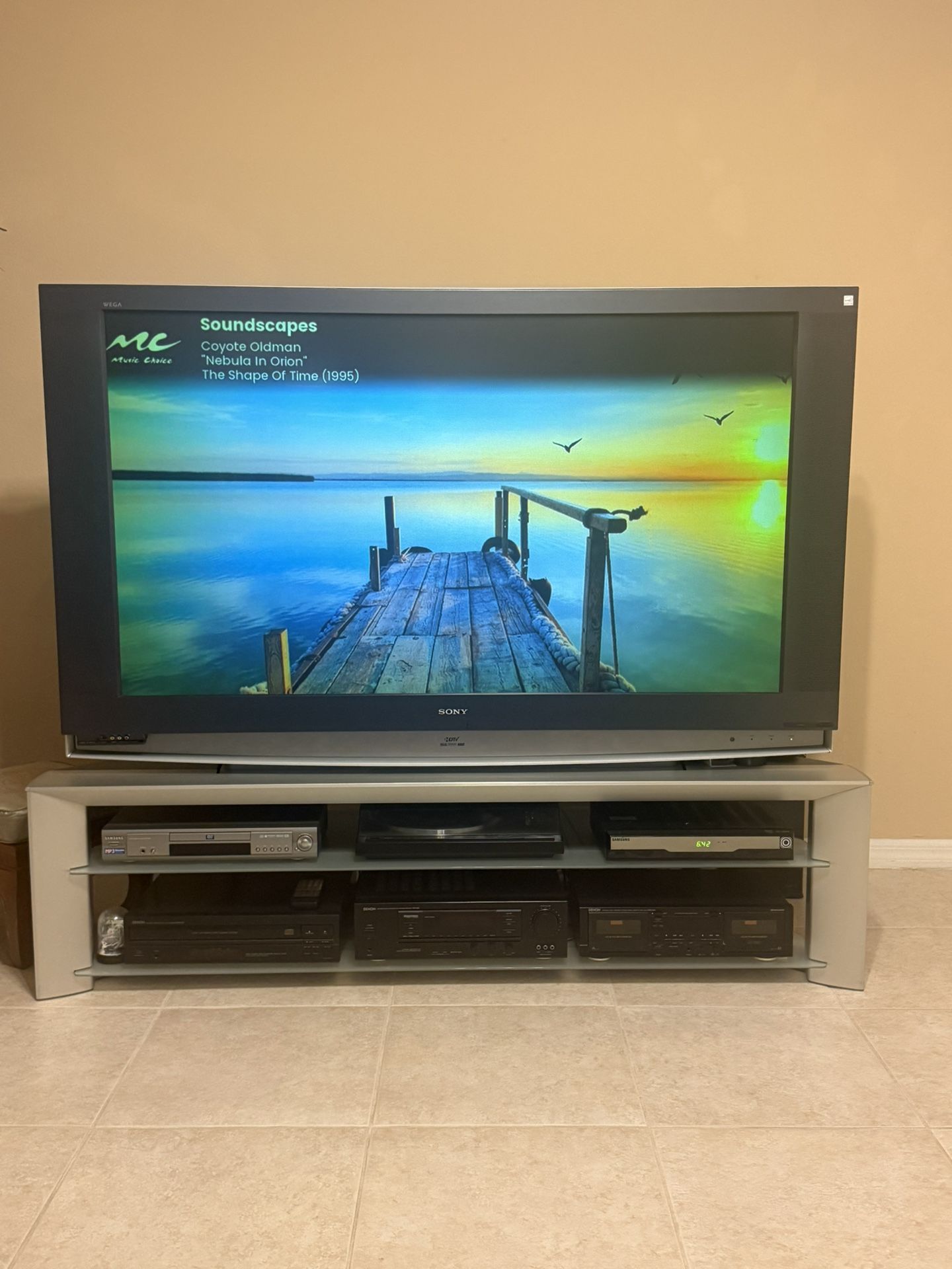 Sony 63 Inch LCD Projection TV With Stand