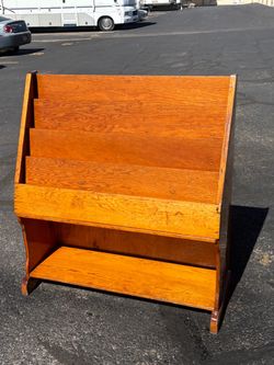 Kids Real Wood Book Case -$25