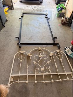 FULL bed frame, headboard & footboard