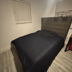 Queen Bed frame With Mattress 