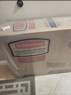 Brand new Rubbermaid XL deck box