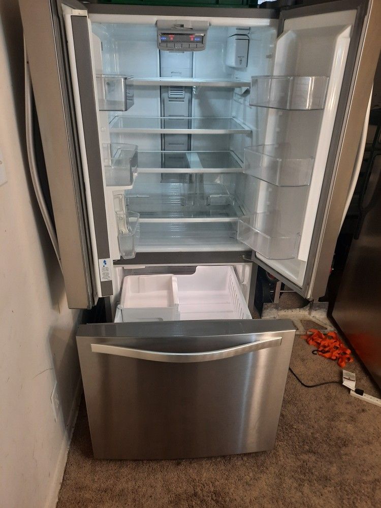 Stainless Steel Whirlpool Refrigerator 