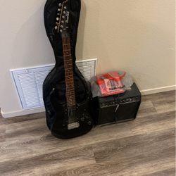 Ibanez Gio Guitar And Squier Amp