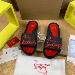 Christian Louboutin Men’s Slides With Box 2026 New