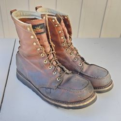 Mens Thorogood Work Boots Size 10.5 EE 