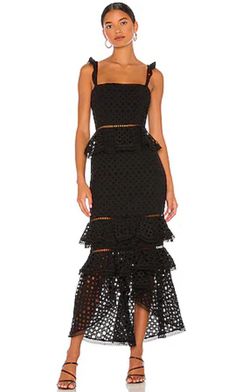 New Black Detailed Dress