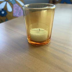 72 Amber Votive Candle Holders