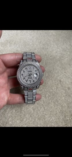 Men’s Iced Out Diamond Automatic Watch