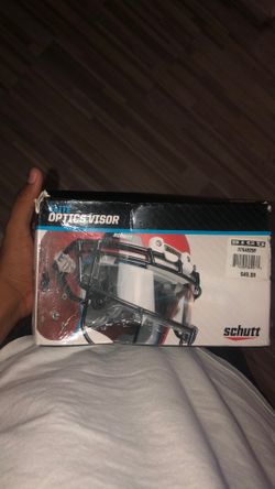 Schutt visor for football