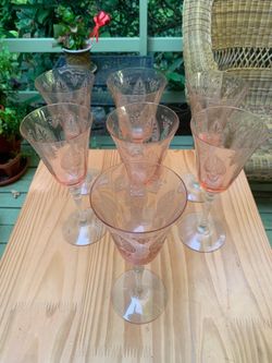 Large Vintage Fostoria Glasses