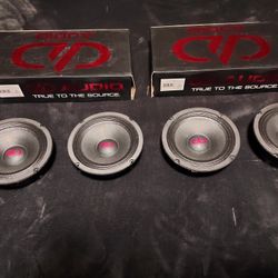 DD AUDIO VO-M6.5b 6.5" 100W RMS 2-Ohm Midrange Speakers