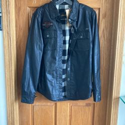 Harley Davidson Shirt Jacket Leather