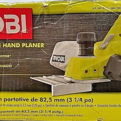 NEW RYOBI HPL52K 6 AMP 3-1/4 INCH CORDED HAND PLANER
