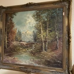 Oil Painting Vintage Early-mid 1900s