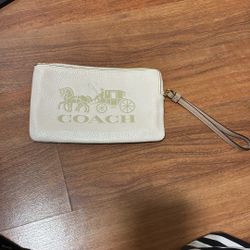 Coach Carriage Phone Wrist Wallet 