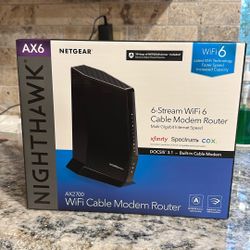 Netgear Nighthawk AX6 Cable Modem