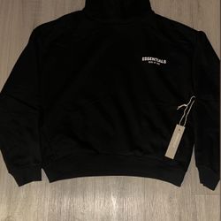 Black Essentials Hoodie