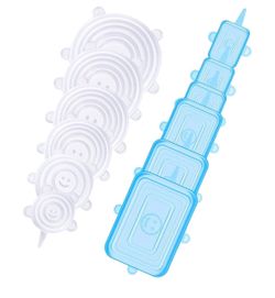 Silicone stretch lids (12 Pack)