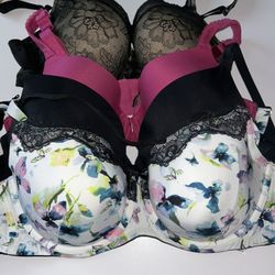 4 Bras Mixed Brands & Large Sizes