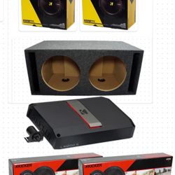 NEW FULL BASS AND VOICE PACKAGE KICKER AUDIO INSTALLED 