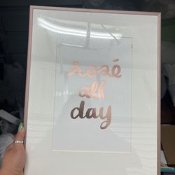 “Rose All Day” Picture Frame 